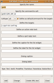 catseye proppage usercommands Dialog picture