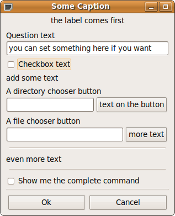 catseye proppage usercommands Dialog picture